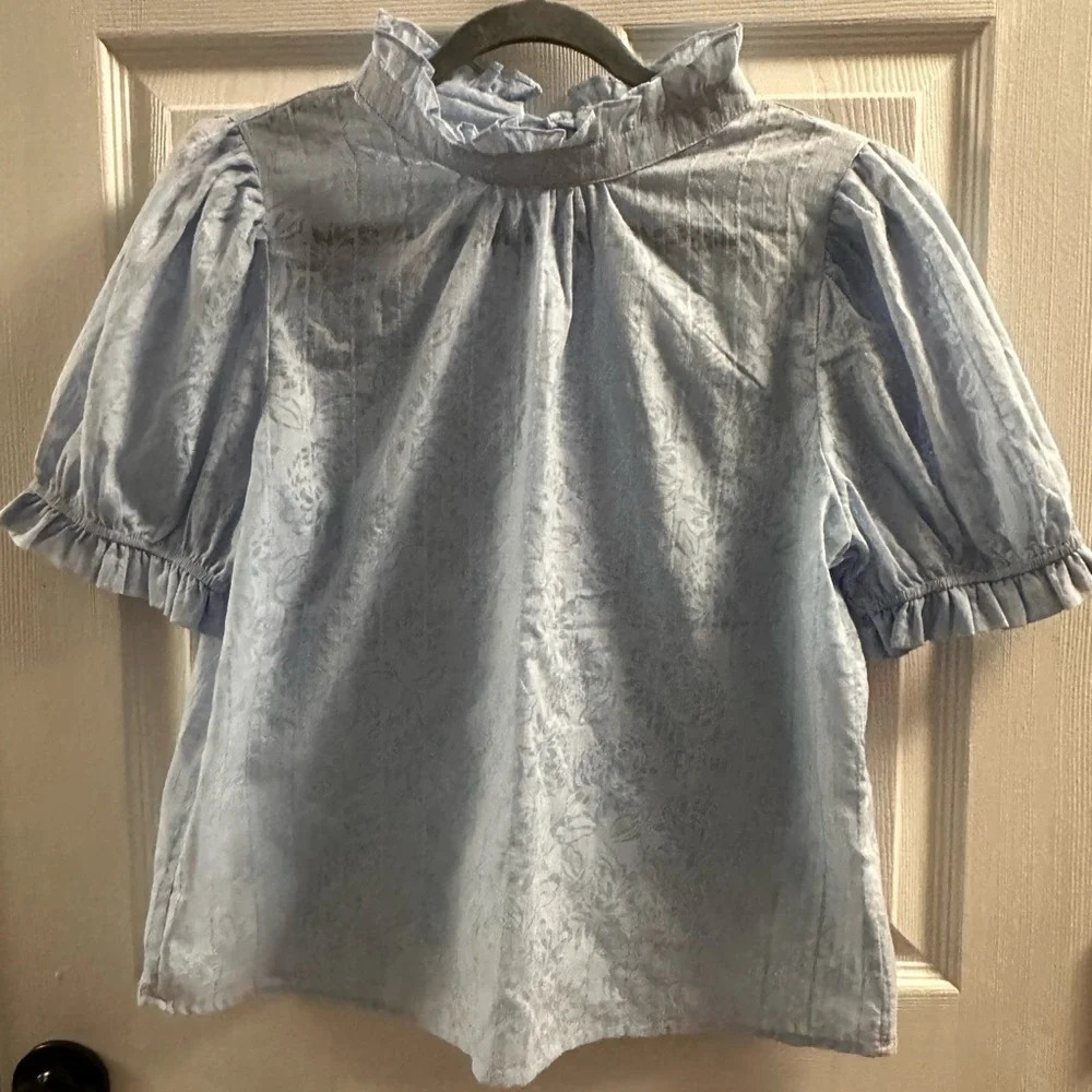 Sweet Rain ruffle top for women, medium